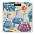 Chemistry Print Scale for Body Weight Accurate Digital Bathroom Scale Toughened Glass High Precision Scales Smart Weight Scales with Large LCD Backlight Display Weighing Machine