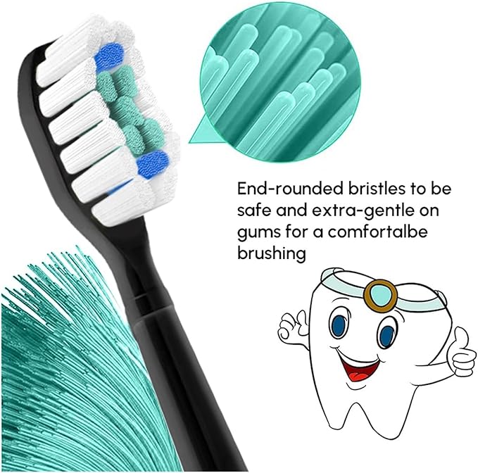 8Pcs Replacement Toothbrush Heads Compatible for Sonicare Hx6920 4100 5100 6100 1100 Clean Brush Head