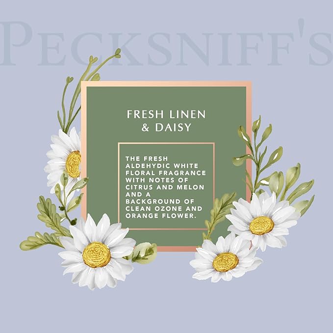 Pecksniff's Prestige 500ml Bath Soak Fresh Linen &amp Daisy