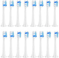 16PCS Electric Toothbrush HeadsCompatible for Fairywill P11 T9 P80(16White)