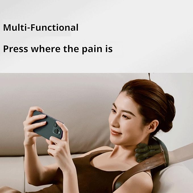 Real Touch Heat Massager Relaxation Neck MassagerN7 Master Hand Shoulder and Neck Massager Cervical MassagerElectric Masajeador en Forma de Mano Real Hand Massagers for Muscles like Fingers