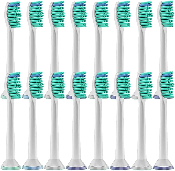 4/8/12/16/Replacement Toothbrush HeadsCompatible for Philips Electric Brush Head 1100 2100 4100 4300 5100 5300 6100 6500 etc(24pcs)