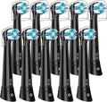 iO Replacement Heads Compatible with Oral B iO 2/3/4/5/6/7/8/9/10 Series Electric ToothbrushIO Toothbrush Heads Compatible with Oral B iOMedium-Hard bristles Care for Your TeethBlack