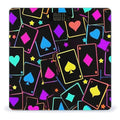 Energy Saving Scale Bathroom Weighing Scale Smart Scale for Body Weight Digital Trippy Neon Magic Playing Card