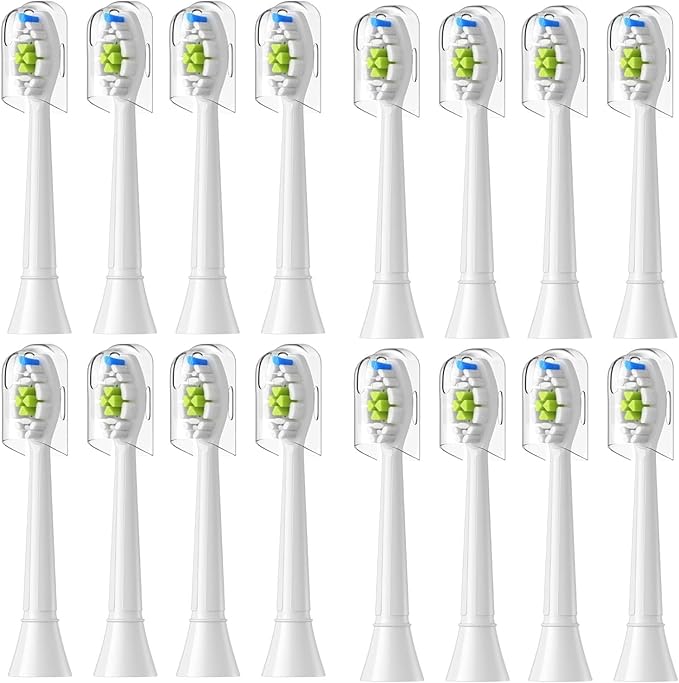 Replacement Brush Heads Compatible For Philips Sonicare Electric Toothbrush Fit Compatible For EasyClean FlexCare Healthy(12pcs Black)