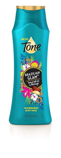 Tone Body Wash Brazilian Glam 18 Ounce (Pack of 6)