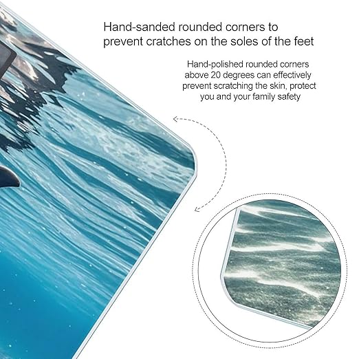 Dolphins Underwater Scale for Body Weight Digital Bathroom Scale Accurate Smart Weight Scales with Large Display Weighing Machine High Precision Scales