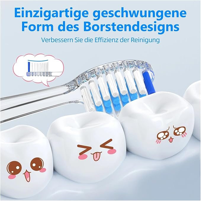 10-Pack Kids Replacement Toothbrush HeadsCompatible with Seago SG513/SG977/SGEK6/DT-K6(Pink)