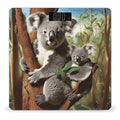 Koala FamilyScale for Body Weight with LCD High Precision Weighing Scales Fashion Sturdy Tempered Glass Weight Scales Easy-to-Read Digital Bathroom Scale for Daily 400lb