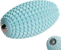 Vibrating Massage Ball for Plantar Fasciitis Silicone Trigger Point Myofascial Massage Ball Deep Tissue Roller for Back Neck Foot Muscle Recovery Hip &amp Psoas Release Tool (Blue)