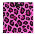 Smart Scale for Body Weight Digital Bathroom Weighing Scale Energy Saving Scale Pink Animal Skin Wild Leopard Print