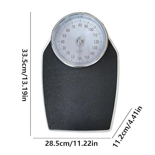Bathroom Weight Scale – Mechanical Scale with Measurement of 160 kgHome Weight Measuring Instrument – For Home Use Gym Travel Office Commercial Apartment