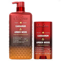 Old Spice Alchemist Collection Body Wash + Aluminum Free Deodorant Bundle for Men Cardamom + Amber Wood Scent 24/7 Cologne Infused Scent No Trade Off Formula 20 oz &amp 3 oz (Pack of 2)