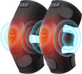 COMFIER Cordless Heated Knee Massager with Vibration Knee Brace with Graphene Heating Pad 5 Modes &amp 3 Heat Levels Portable Knee Massager for Men Women Seniors Gift for Mom Dad