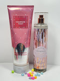 Champagne Toast 2-Piece Essentials | Fine Fragrance Mist (8 oz) + Moisturizing Body Wash (12 oz)