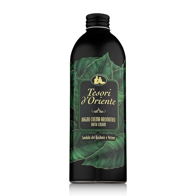 Tesori d'Oriente:Sandalo Del Kashmir E Vetiver Bath Cream with Kashmir Sandalwood and Vetiver [ Italian Import ]