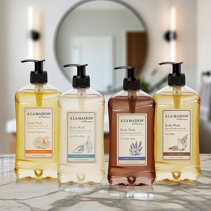 A LA MAISON Oat Milk Body Wash 25.36 Fl Oz 3 Pack