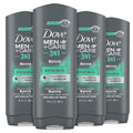 DOVE MEN + CARE Post-Workout Body Wash 3N1 Revive 4 Count For Men With Tea Tree Oil 18 oz