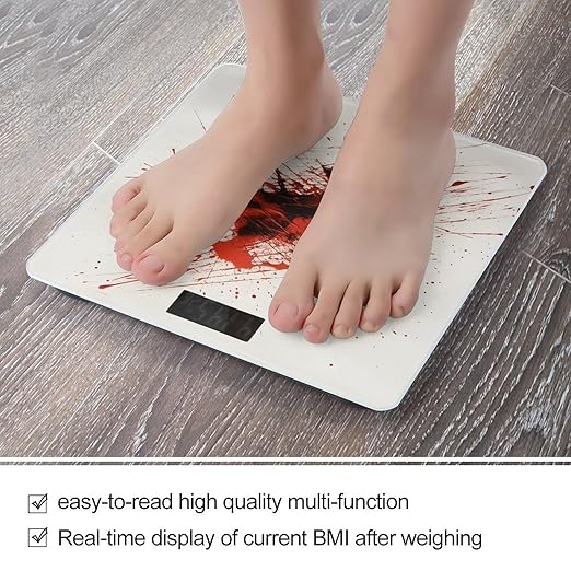 Red Pen Lines Scale for Body Weight Digital Bathroom Scale Accurate Smart Weight Scales with Large Display Weighing Machine High Precision Scales
