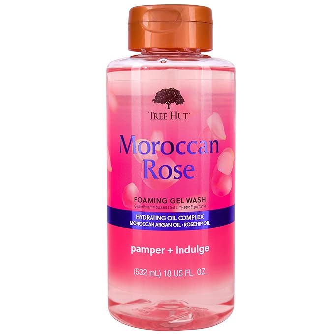 Tree Hut Moroccan Rose Nourishing &amp Moisturizing Foaming Gel Wash 18 oz. Hydrating &amp Watermelon Nourishing Moisturizing &amp Hydrating Foaming Gel Wash 18 oz.