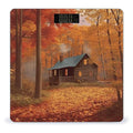 Autumn Woods Cabin Bathroom Scale for Body Weight LCD Display Digital Bathroom Scale Tempered Glass Bathroom Weight Scales Fashion Smart Scales for Home Bedroom 400 Lb