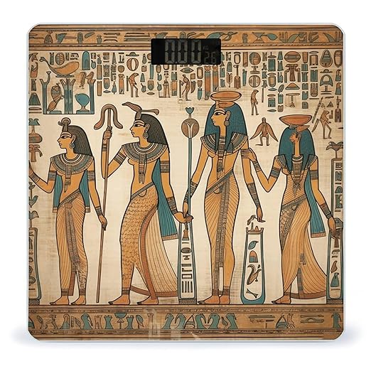 Women in Ancient Egypt Scale for Body Weight Digital Bathroom Scale Accurate Smart Weight Scales with Large Display Weighing Machine High Precision Scales
