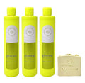 Bath &amp Body Works Glowing With Fruit Enzyme 3 Pack Exfoliating Body Wash with Wild Jasmine Bar Soap - Full Size