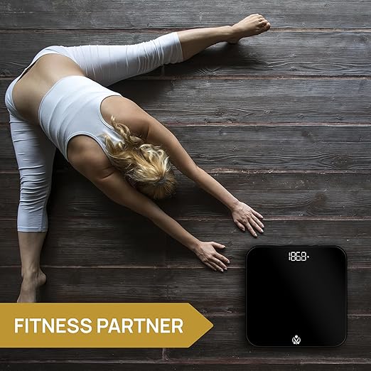 INEVIFIT Bathroom Scale Highly Accurate Digital Bathroom Body Scale Measures Weight up to 400 lbs. Includes Batteries