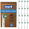 Oral-B Precision Clean 16 Piece Electric Toothbrush Heads with CleanMaximiser Bristles for Optimal Teeth Care Oral-B Toothbrushes Mailbox Pack