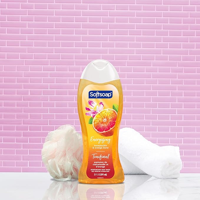 Softsoap Body WashHoneysuckle &amp Orange Burst Body Wash20 Ounce(Pack of 8)