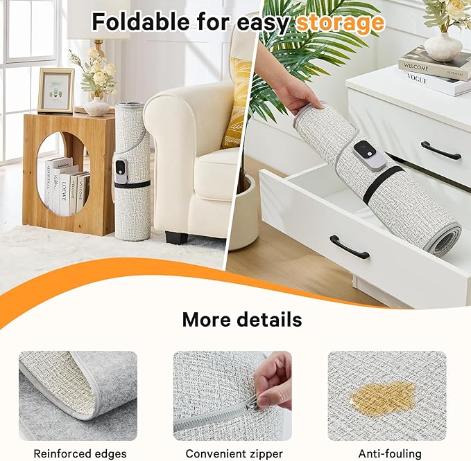 Under Desk Heater &amp Space Heater for Indoor UseLeg Foot Feet Warmer For Office Home Quiet Small Portable Personal Office Heater AccessoriesEssentials Supplies For Women Men Gifts Medium
