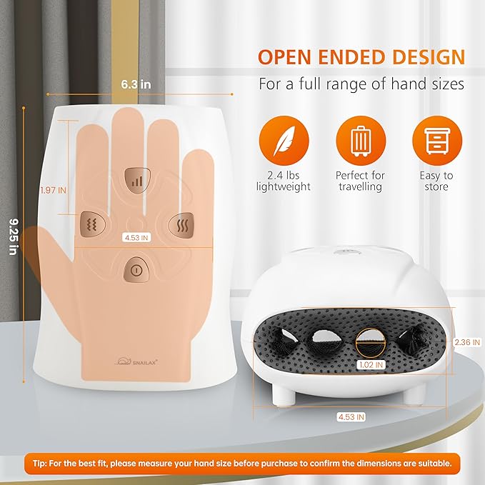 Snailax Hand Masssager and Neck Massager Bundle