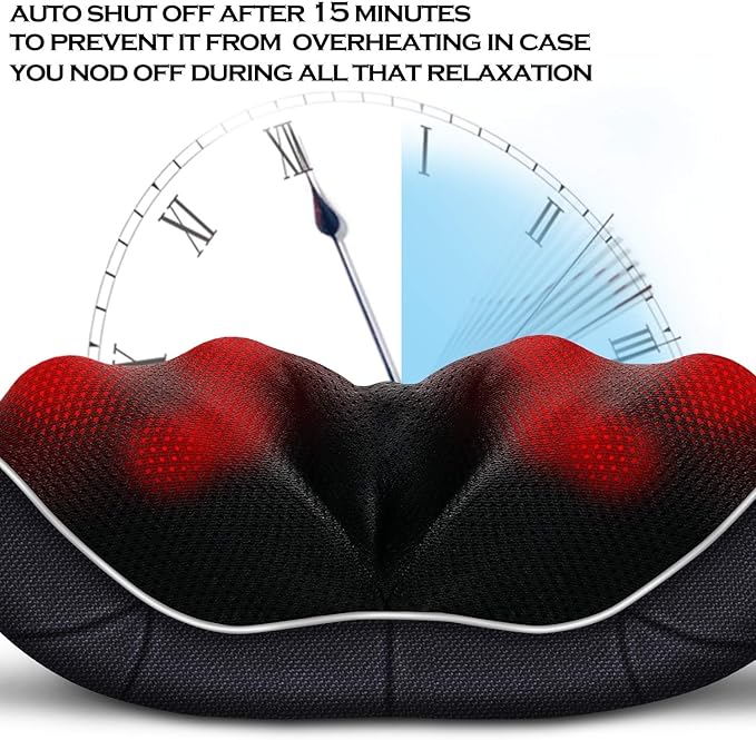 VIKTOR JURGEN Mothers Day Gifts for Mom Wife Women &amp Her Shiatsu Neck and Shoulder Massager with Heat Deep Tissue Kneading Sports Recovery Massagers for Back Relaxation Gifts for Husband Him