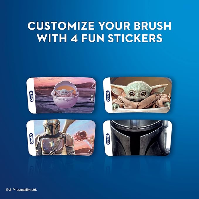 Oral-B Kids Electric Toothbrush featuring Star Wars for Kids 3+