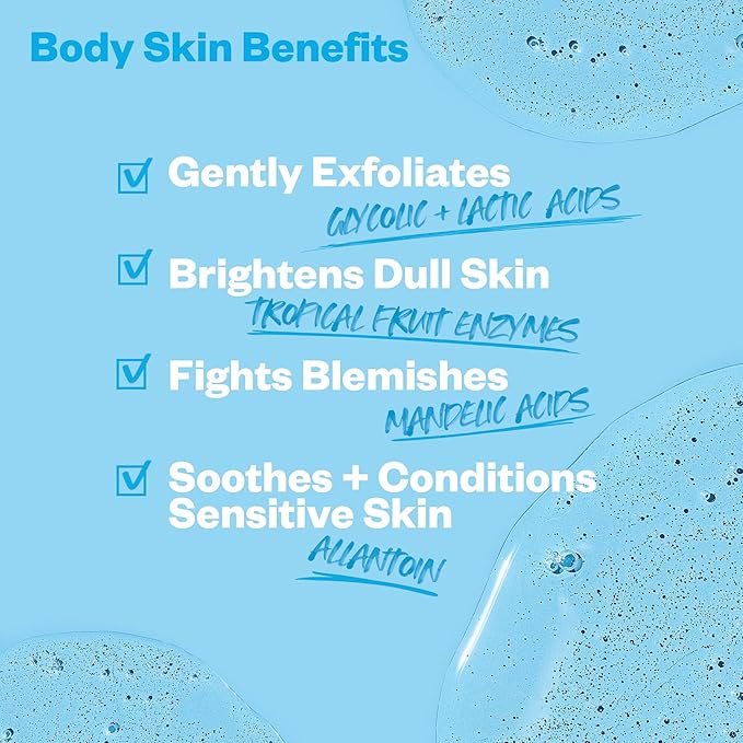 Kosas Kosasport Good Body Skin Body Wash | AHA &amp Enzyme Exfoliating Wash