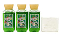 Bath &amp Body Works Vanilla Bean Noel - 3 Pack Travel Size - Shower Gel With a Natural Oats Sample Soap.
