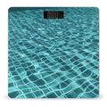 Swimming Pool Water Scale for Body Weight Anti-Slip Digital Bathroom Scale Sturdy Toughened Glass Weighing Scales High Precision Safe Rounded Corners Smart Scales
