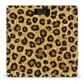 Smart Scale for Body Weight Digital Bathroom Weighing Scale Energy Saving Scale Black Gold Glitter Wild Chic Animal Cheetah Leopard Ptint