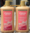 Caress Daily Silk Body Wash White Peach &amp Orange Blossom Long-Lasting Fragrance 30 FL OZ 887 mL Pack of 2 cleaning Bath and body wash daily
