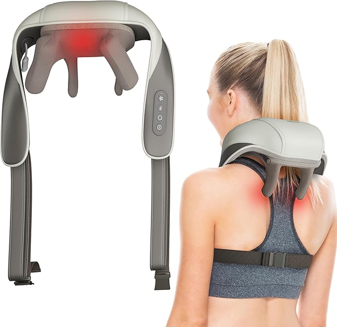 Electric Shiatsu Neck and Back Massager &amp Electric Scalp Massager