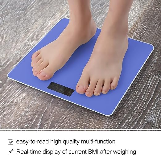 Digital Bathroom Weighing Scale Energy Saving Scale Smart Scale for Body Weight Purple