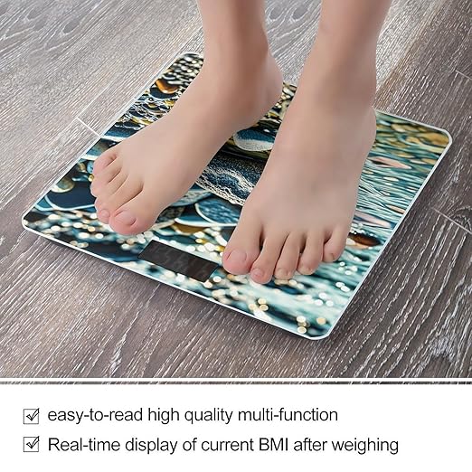 Rocks and Pebbles Scale for Body Weight Smart Scales Digital Bathroom Scale High Precision Weighing Scales with Large Display Weighing Machine for People