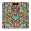 African Style Textile Pattern Scale for Body Weight Accurate Digital Bathroom Scale Toughened Glass High Precision Scales Smart Weight Scales with Large LCD Backlight Display Weighing Machine