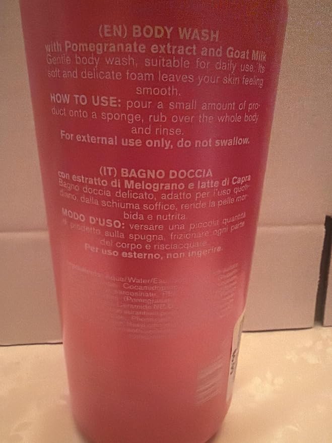 Pomegranate Goat Milk Body Wash 33.8 Fl oz