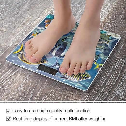 Different Fish Scale for Body Weight Smart Scales Digital Bathroom Scale High Precision Weighing Scales with Large Display Weighing Machine for People