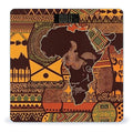 African Map Ethnic Pattern Scale for Body Weight Highly Accurate Digital Bathroom Scale Sturdy Tempered Glass Weighing Scales with LCD Display Fashion Body Fat Smart Scales 400lb