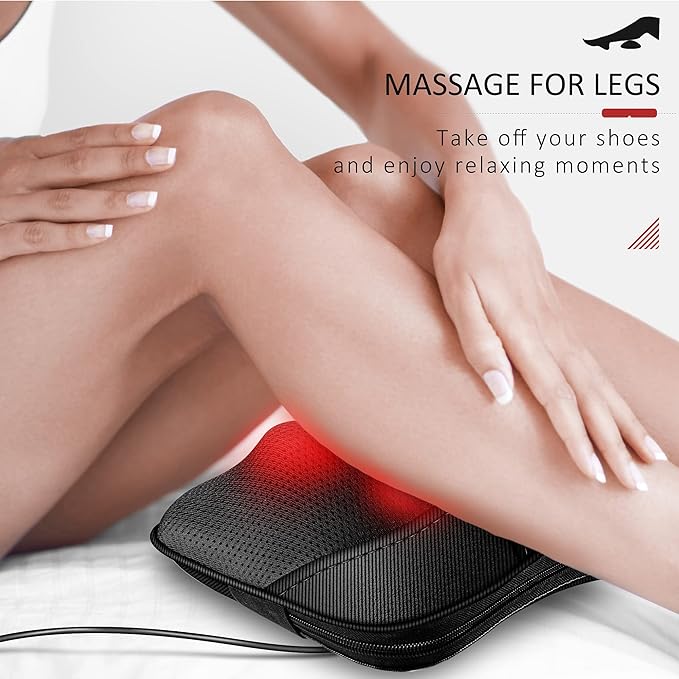 VIKTOR JURGEN Mothers Day Back Massager Kneading for Neck Shoulder and Foot Shiatsu Massage Pillow with Heat Relaxation Gifts for Women/Men/Dad/Mom/Christmas/Fathers Day