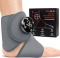 Large Fit Pro Foot Massager – Red-Light Therapy 5-Level Graphene Heating 6 Modes × 3 Intensities Waterproof Inner Liner &amp 90-Min Rechargeable BatteryMulti-Area Use for Ankle Knee Back Neck
