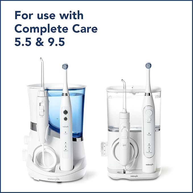 Waterpik Triple Clean Complete Care Replacement Brush Heads White OTRB-3WW 3 Count (Pack of 2)