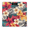Colorful Hawaiian Pattern Digital Bathroom Scale for Body Weight Weighing Scale with Backlit LCD Display High Precision Measurements &amp Measures Weight Up to 180kg